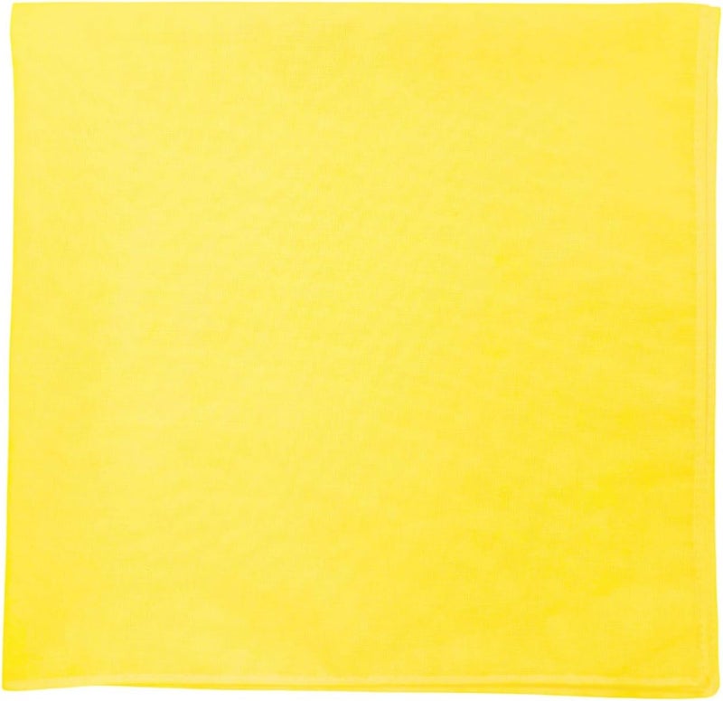 MD Style باندانا بلون صلب 100% قطن للرجال والنساء 22" × 22" منديل رأس وشال - Image 1